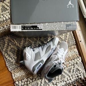 Jordan 6 retro cool grey size 13 worn once, great condition